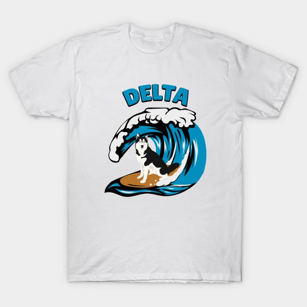 Delta Wave T-Shirt by Camp Husky